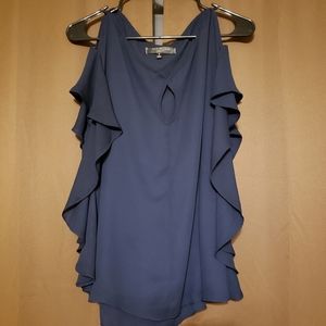 Max Studio Navy Blouse